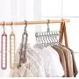 10pcs Random Color 9-Hole Magic Rotate Anti-Skid Folding Hanger Extendable Foldable Clothes Hook 10pcs Random Color 9-Hole Magic Rotate Anti-Skid Folding Hanger Extendable Foldable Clothes Hook