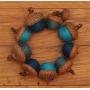 Blue Felted Acorn Ornaments, Set of 9, also available without hangers