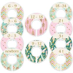 Mumsy Goose Baby Girl Clothes Dividers Nursery Closet Dividers Closet Organizers Boho Gold