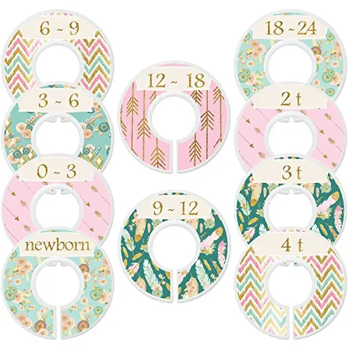Mumsy Goose Baby Girl Clothes Dividers Nursery Closet Dividers Closet Organizers Boho Gold Mumsy Goose Baby Girl Clothes Dividers Nursery Closet Dividers Closet Organizers Boho Gold
