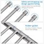 HOMEIDEAS Swing Out Towel Bar SUS304 Stainless Steel 4-Bar Folding Arm Swivel Hanger Bathroom Storage Organizer Wall Mount Towel Rack,Brushed Finish HOMEIDEAS Swing Out Towel Bar SUS304 Stainless Steel 4-Bar Folding Arm Swivel Hanger Bathroom Storage Organizer Wall Mount Towel Rack,Brushed Finish