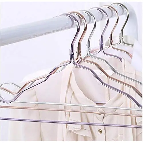10pcs Random Color Durable Metal Aluminium Alloy Clothes Hanger, Closet Organizer Adult Skirt Dress Garment Towel Display Storage Rack Hanger 10pcs Random Color Durable Metal Aluminium Alloy Clothes Hanger, Closet Organizer Adult Skirt Dress Garment Towel Display Storage Rack Hanger