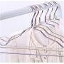 10pcs Random Color Durable Metal Aluminium Alloy Clothes Hanger, Closet Organizer Adult Skirt Dress Garment Towel Display Storage Rack Hanger