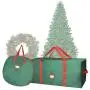 48" Christmas Tree Storage Bag Set with 30" Christmas Wreath Storage Bag? Fits up to 7.5 ft Disassembled Artificial Christmas Tree, Durable Waterproof Material with Carry Handles and Zippered Closure 48" Christmas Tree Storage Bag Set with 30" Christmas Wreath Storage Bag? Fits up to 7.5 ft Disassembled Artificial Christmas Tree, Durable Waterproof Material with Carry Handles and Zippered Closure