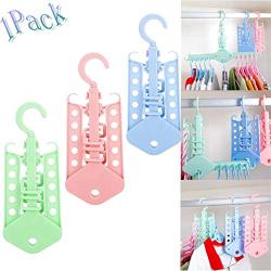 vmree Clothes Hanger Clothes 9 Hole Towel Hook Closet Organizer Plastic Storage Rack