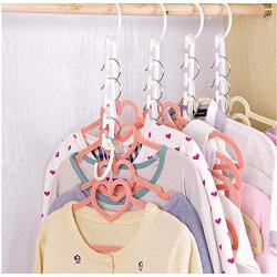 10pcs Magic Hanger 3D Space Saving Space Hanger Rack Multifunction Folding Clothes Rack Hanger Hook Storage Holders & Racks