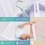 Garment Bag Clear Plastic Breathable Moth Proof Garment Bags Cover for Long Winter Coats Wedding Dress Suit Dance Clothes Closet Pack of 6 ( 24 X 55 )