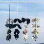 Womdee Sock Organizer for Laundry, Washing Drying Sock Laundry Helper, Clothesline Sock Storage Hangers Clothes Drying Rope Accessories for Outdoor Indoor Use