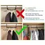 QsQueen Magic Clothe Hanger Pack of 10 Space Saving Clothes Hangers Multi Functional Metal and ABS Plastic Closet Organizer Hanger for T-Shirts, Blouses, Pants and Coats QsQueen Magic Clothe Hanger Pack of 10 Space Saving Clothes Hangers Multi Functional Metal and ABS Plastic Closet Organizer Hanger for T-Shirts, Blouses, Pants and Coats