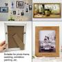 50 Pack Small Triangle Ring Steel Picture Hangers with Screws Picture Frames Picture Hang Solutions, for Hanging Clock Paintings Artwork Picture Frame Hook Photos(Gold)