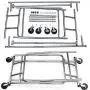 GJH One Garment Rack Commercial Grade Clothes Hanger Rack Collapsible Rolling Double Rail