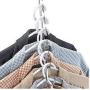 10PC Multifunction Shirts Clothes Hanger Decoration Holders Save Space Non-Slip Clothing Organizer Practical Racks Hangers