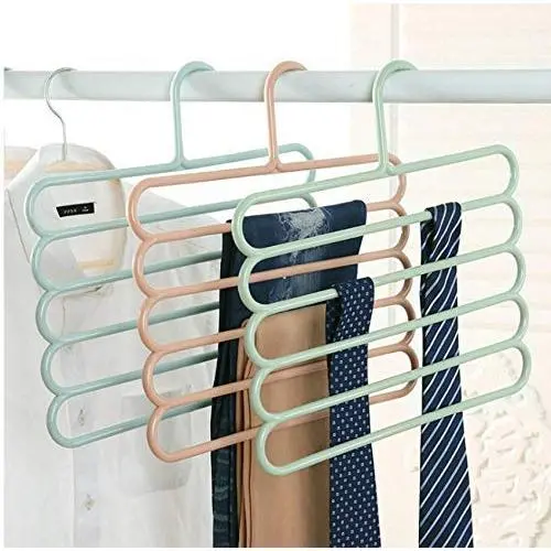 10PC Random Color Pants Hangers Holders Multifunction Trousers Hanger Rack Clothes Hanger Tie Scarfs Belt Towel Non-Slip Magic Hanger Decoration 10PC Random Color Pants Hangers Holders Multifunction Trousers Hanger Rack Clothes Hanger Tie Scarfs Belt Towel Non-Slip Magic Hanger Decoration