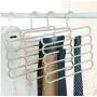 10PC Random Color Pants Hangers Holders Multifunction Trousers Hanger Rack Clothes Hanger Tie Scarfs Belt Towel Non-Slip Magic Hanger Decoration 10PC Random Color Pants Hangers Holders Multifunction Trousers Hanger Rack Clothes Hanger Tie Scarfs Belt Towel Non-Slip Magic Hanger Decoration