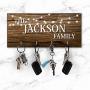 Personalized Family Key Hanger - Wall Key Holder - New Home Gift - Wedding Gift - Gift For Newlyweds - Christmas Gifts For Family - KH0010 Personalized Family Key Hanger - Wall Key Holder - New Home Gift - Wedding Gift - Gift For Newlyweds - Christmas Gifts For Family - KH0010