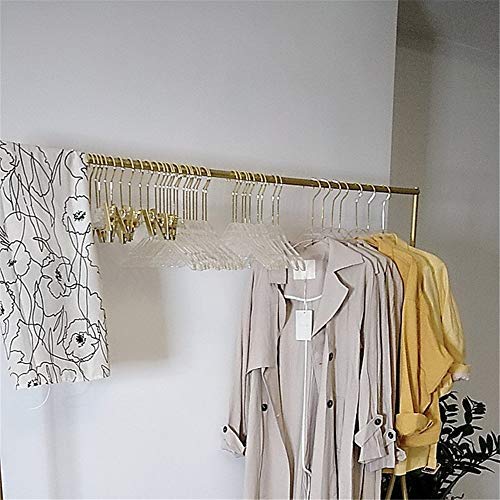 Iddefee Clothes Hanger 10 Piece Set Transparent Hanger Acrylic Crystal Wedding Dress Hanger Adult High-Grade Hanger Pants Clip Pants Hangers (Color : Photo Color, Size : 32x15cm)