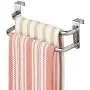 iDesign Axis Over-the-Cabinet Kitchen Dish Towel Bar Rack - 9&quot, Chrome
