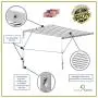 Smartsome Clothes Drying Rack - 20 Foot, Wall Mounted Clothing Rack, 60lb Capacity, 8 Heavy Duty Stainless Steel Rods for Hanging Clothes ? Comes Fully Assembled, Sleek Sturdy Space-Saving Design