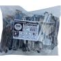 Quick Screw 5" 50 Pack Premium Hidden Rain Gutter Bracket Hook Hangers with screw clip style