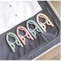 10PC Random Color Multi-Functional Plastic Clothes Hanger Travel Space Saving Foldable Hanger Creative Clothes Rack Children Baby Hanger Decoration