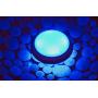 TriLuma Lamp, Portable, Rechargable LED Pod Lights with Adjustable Dimmer, 7 Vibrant Colors, 2 USB Charger Ports with Wall Hanger Accessories (Single Pod)
