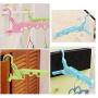 HJYPYJ Magic Hanger,Portable Magical Hangers,Durable PP Hanger,Space-Saving Organizer Hangers,5Kg Load Thick Design/Blue / 29x18cm