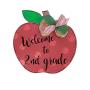 Apple Wood Door Hanger, Teacher Sign with Personalized Name and Grade, Teacher Gift, Back to School Classroom Decoration Apple Wood Door Hanger, Teacher Sign with Personalized Name and Grade, Teacher Gift, Back to School Classroom Decoration
