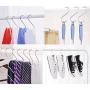 BYFU 42 Pack Stainless Steel S Hooks, Heavy Duty S Shaped Hooks for Utensils Clothes Bags Towels Plants (Medium)