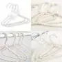 A&S Creavention Luxury Plastic Pearl Hanger for Baby, Small Dog or Cat Clothing (5pcs, Pink)