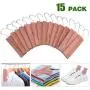 ACMETOP 15 Pack Cedar Hang Ups, 100% Natural Cedar Blocks for Clothes Storage, Aromatic Cedar Balls Hangers, Storage Accessories Closets & Drawers ACMETOP 15 Pack Cedar Hang Ups, 100% Natural Cedar Blocks for Clothes Storage, Aromatic Cedar Balls Hangers, Storage Accessories Closets & Drawers