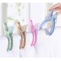 LFHT 4pcs 6.3" Durable Large Beach Towel Blanket Clips Plastic Clothespins Clothes Pegs Pins Clothes Hanger Clamp