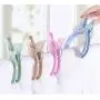 LFHT 4pcs 6.3" Durable Large Beach Towel Blanket Clips Plastic Clothespins Clothes Pegs Pins Clothes Hanger Clamp