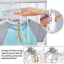 Mary Fast Shop 8 in 1 Hangers,Magic Folding Clothes Rack,Multifunctional Drying Rack,Hang Collect 8 Clothes at a time,Closet Organizer Hanger