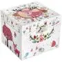 SONGMICS Ballerina Musical Jewelry Box, Wind-Up Music Storage Boxes with Pullout Drawer, Elk Theme, Gift for Kids, White UJMC014PK