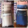 Heavy Duty 6 Tiers Metal Racks Skirt Pants Clothes Hanger Metal Foldable Wardrobe Storage Household Organizer Drying Hanger 4pcs Random Color