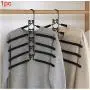 2PC Space Saving Storage Racks Coat Hanging Wardrobe Organizer Trouser Multi Layers Multifunctional Home Clothes Hangers Towel Hook