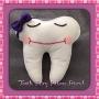 Tooth Fairy Pillow and Tooth Fairy Door Hanger Felt or So Soft Fleece Plush with tooth/money pocket