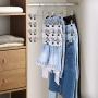 GQQG 4 Pack Pants Hangers with Clips Space Saving Multi Layer Trousers Skirt Hangers Magic Hanger Metal Heavy Duty Closet Clothes Hangers for Adults and Kids GQQG 4 Pack Pants Hangers with Clips Space Saving Multi Layer Trousers Skirt Hangers Magic Hanger Metal Heavy Duty Closet Clothes Hangers for Adults and Kids