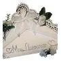 Bride Wedding Dress Hanger Personalized Name 9 Bow Color Choices Silver - White Hanger with Notches in Hanger - Custom Name, Bridal Bridesmaid Gift