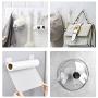 Ansxiy Wall Hooks 13lb(Max) Transparent Reusable Seamless Hooks,Adhesive Hooks,Reusable Utility Hooks for Bathroom and Kitchen, Waterproof and Oil Proof,24 Pack