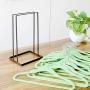Clothing and Shoe Care,Iron Clothes Hanger Holder Space Saving Hanger Companion Rack Adult Children Hanger Stand Hanger Organizer for Home Laundry