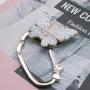 WSSROGY 2 Pack Butterfly Shape Handbag Purse Hanger Hook for Bag Storage Gift for Women