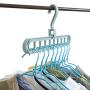 SICKALY Space Saving Hangers,Multi-Functional Hangers,Storage Home Hangers,Folding Clothes (5 Packs, Random Colors)