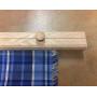 Custom Unfinished Oak Quilt and Rug Hangers (18-36 Inch)