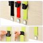 Hehoilam 2 Pieces Straps Hooks Hanger Cap Bag Over Door Strap Racks Clothes Organizer Adjustable Lanyard Hanger with 8 Hooks. (Only Suitable for The Thickness of The Door Frame of 3.5-4.5cm)