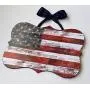 Custom Handmade American Flag Patriotic Door Sign / Hanger Custom Handmade American Flag Patriotic Door Sign / Hanger