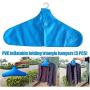 10Pcs PVC Inflatable Clothes Hanger Rack Foldable Non Slip Travel Portable Coat Hangers