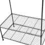 Tangkula Garment Rack 3-Tier Heavy Duty DIY Portable Home Wire Shelving Clothes Hanger Closet Organizer