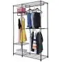 Organizer Closet Garment Rack Portable Clothes Hanger Home Shelf 48&quotx18&quotx71"