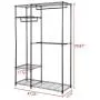 Organizer Closet Garment Rack Portable Clothes Hanger Home Shelf 48&quotx18&quotx71"